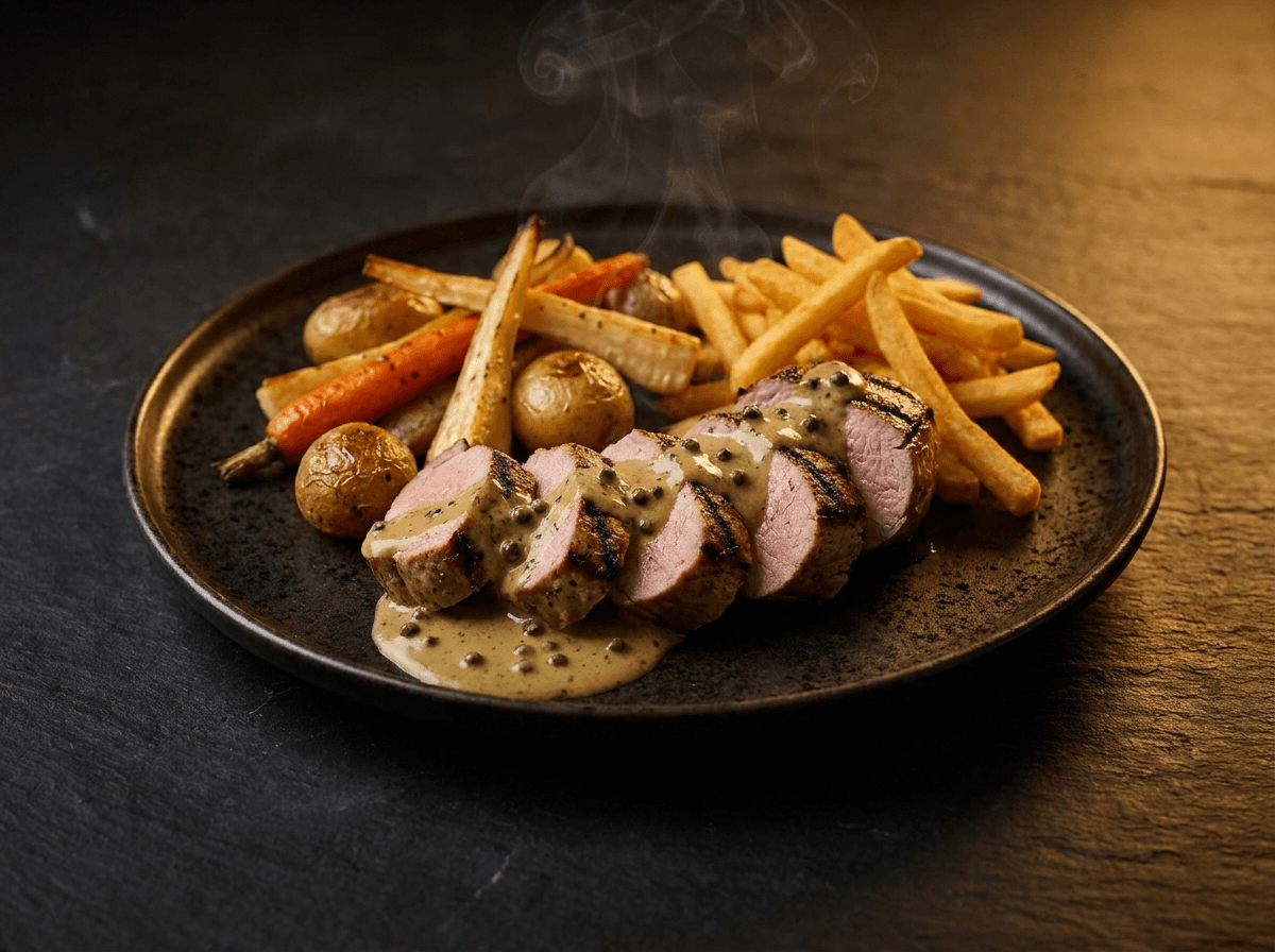 Mibrasa-grillad Fläskfilé